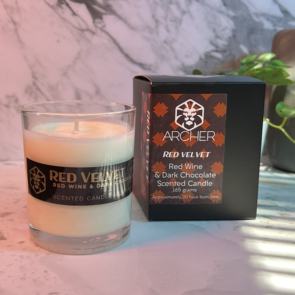 Red Velvet - Hand Poured Soy Candle - 165 gram