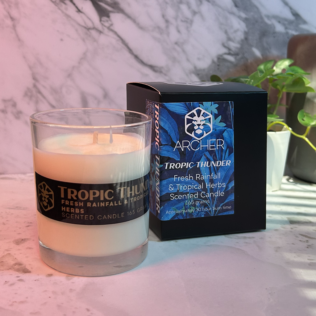 Tropic Thunder - Hand Poured Soy Candle - 165 gram