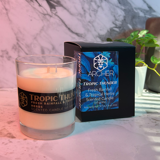 Tropic Thunder - Hand Poured Soy Candle - 165 gram