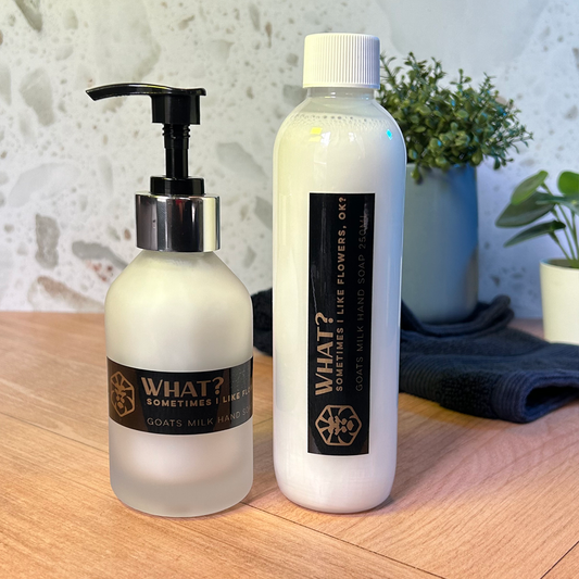 What? - Goat’s Milk Hand Soap - 400ml (150ml & 250ml Refill Combo)