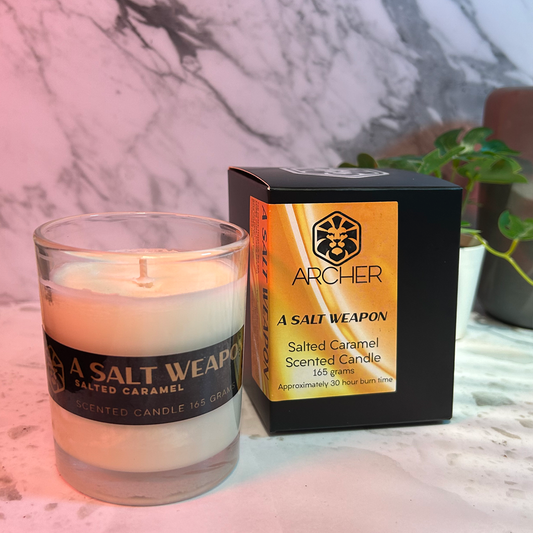 A Salt Weapon - Hand Poured Soy Candle - 165 grams