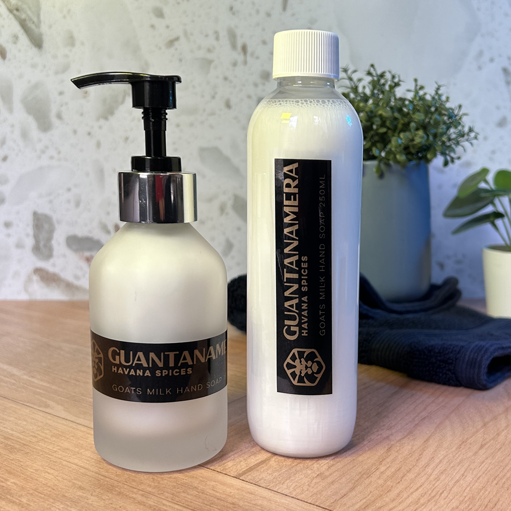 Guantanamera - Goat’s Milk Hand Soap - 400ml (150ml & 250ml Refill Combo)